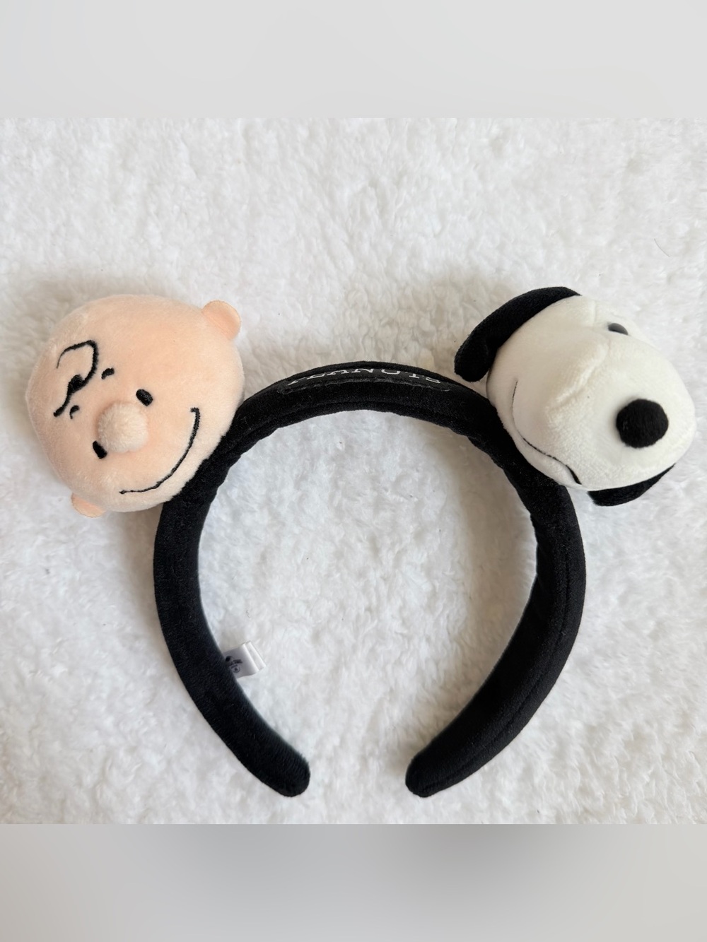 RARE Universal Studios Japan Snoopy & Charlie Brown Headband USJ Ears Plushie